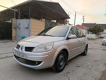 reno scenic: Renault Scénic (gümüşü rəng) 7nəfərlikdi. Cox səliqəli, salon təzə — 10