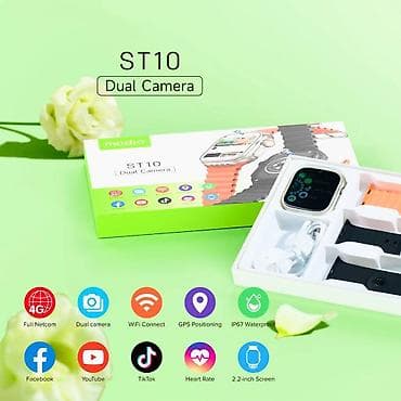 modio m58: Yeni, Smart saat, Modio, Sim kart, rəng - Qara — 4