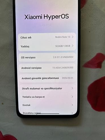 Xiaomi 13, 128 GB, rəng - Qara, 
 Face ID