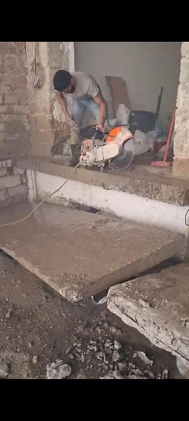 Beton kəsmə və açılışların hazırlanması xidməti - Armaturlu beton — 4