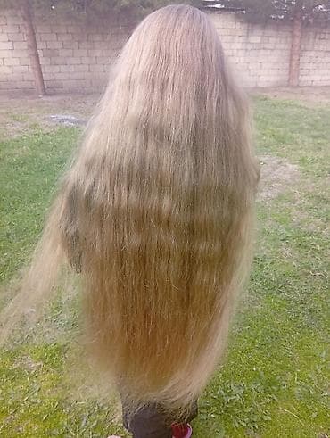 qısa donlar 2023: Təbii uşaq saci satlir canlı çox gözəl rəngi var 50santi satlir — 3