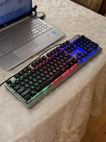hp netbook mini: RUSH RGB Oyun Klaviatura Məhsulun xüsusiyyətləri: Brend: RUSH — 2
