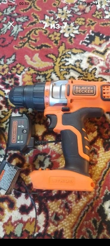 BLACK+DECKER simsiz akkumulyatorlu matkap/şurupçaq dəsti - Gərginlik