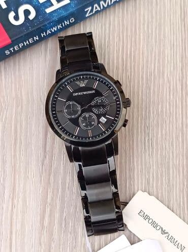 emporio armani saat: Yeni, Qol saatı, Emporio Armani, rəng - Qara — 9