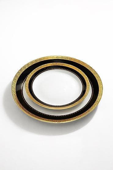 Nahar dəsti, rəng - Ağ, Farfor, Versace, 24 nəfərlik, Türkiyə