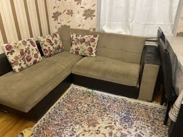 akustik süngər: Künc divanı - L şəkilli, sağ bucaq yerləşimi - İki rəng — 1