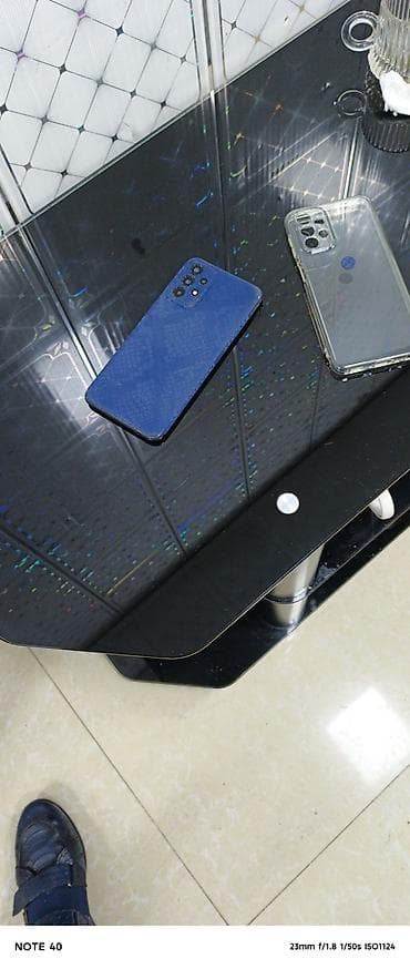 keysi: Samsung Galaxy A32, 64 GB, rəng - Mavi, Barmaq izi — 6