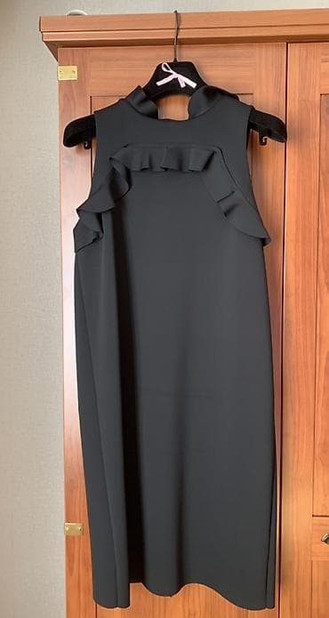 Lanvin original, S/M платье 🥻Qara rəngdə klassik dizaynlı qadın donu