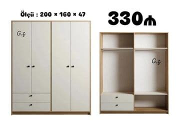 Açılan, 4 qapılı Düz dolab, Qarderob, paltar dolabı lalafo.az -da Açılan, 4 qapılı Düz dolab, Qarderob, paltar dolabı