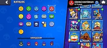 minalı silver: Brawl Stars hesabı – geniş skin kataloqu - Kataloqda bir neçə — 3