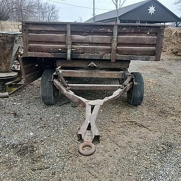 teker 16: Kənd təsərrüfatı üçün 2 oxlu traktor qoşqusu - Güclü metal şassi və — 5