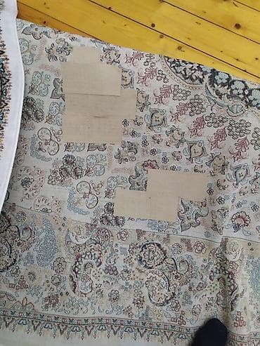 böyük güldan: Təsviri: Tabriz dizaynlı klassik xalça. Zərif mərkəzi medalyon və — 2