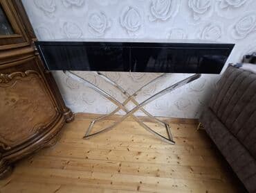 вешалка напольная в прихожую: Siyirtmeli konsol yenidir Olcusu 100/30/90 Paslanmaz metal, ustu mdf — 2