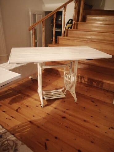 tel masa: İşlənmiş, Açılmayan, Taxta, Dördbucaq masa — 1