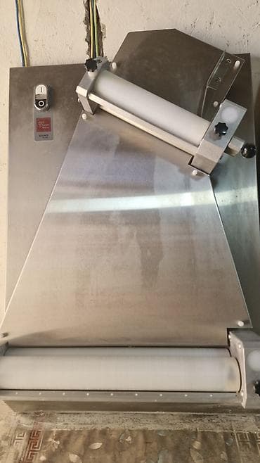 kafe aparati: Pizza xəmir yayma aparatı – elektriklə işləyən, paslanmayan poladdan — 3