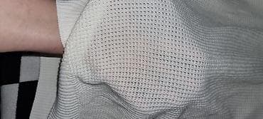 oglan ucun qizil sepler: MİXRAY brendi oversays – ağ rəngli mesh toxumalı sviter - Model — 4