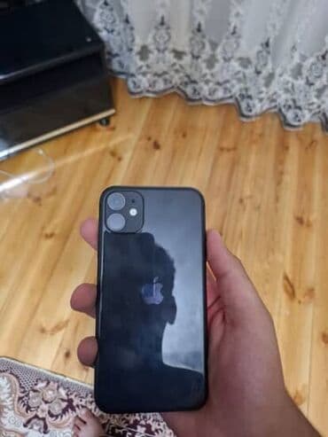 сколько стоит использованный айфон 11: IPhone 11, 128 GB, Qara, Face ID, Simsiz şarj — 1