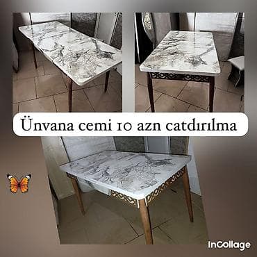 kunc masa: SAMİRƏ 🦋 Təzə mexanizimli masa Açıq halda 166/80 Bağlı halda 130 /80 — 1