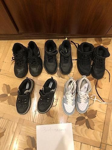 Başqa uşaq ayaqqabıları: Uşaq ayaqqabıları dəsti – 31 ölçü - 6 cüt müxtəlif modellər: idman — 7