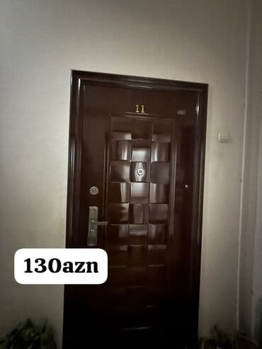 Входные двери: Dəmir giriş qapısı – tünd qəhvəyi rəng, parlaq dekorativ panellərlə — 1