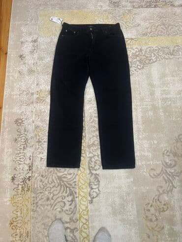 TUDORS markalı kişi cins şalvarı - Rəng: qara (tünd) - Model: klassik