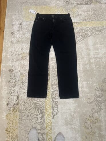 köynekler: TUDORS markalı kişi cins şalvarı - Rəng: qara (tünd) - Model: klassik — 1