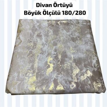 divan üsdü: Divan üçün rəng - Qızılı Yataq örtüyü — 4