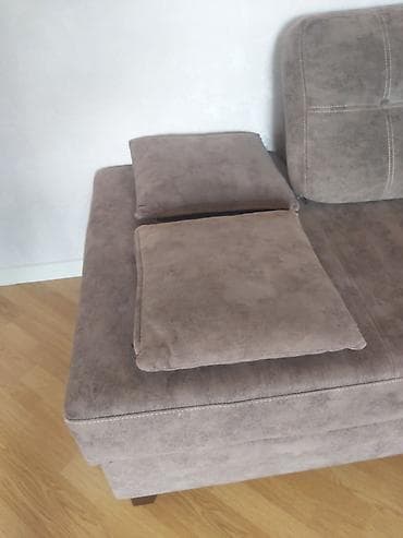 taxt divan: Künc divan, İşlənmiş, Açılan, Bazalı, Vеlur parça — 4