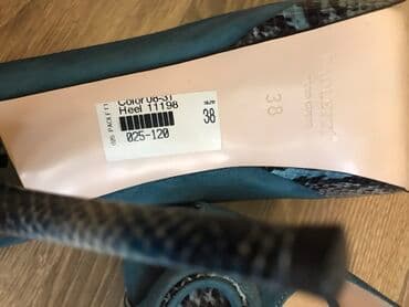 замшевые туфли на платформе: Brend: Paoletti Model: Heel 11198 Ölçü: 38 Rəng: 08-31 (mavi ton) Tip — 3