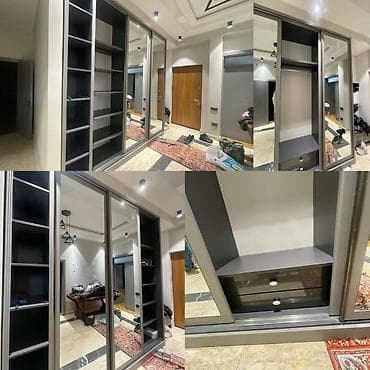 asilqan dolab: İşlənmiş, 2 qapılı, Təkərli, Kupe, Düz dolab — 1