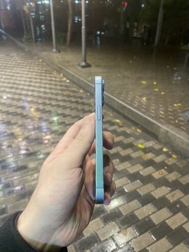 telefon divar kağızları 2022: IPhone 14, Mavi, Face ID — 3