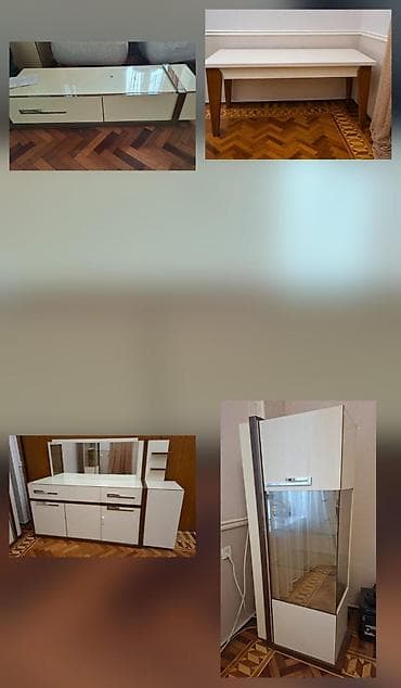 komodlar: İşlənmiş, Masa və oturacaqlar, TV altlığı, Servant — 1