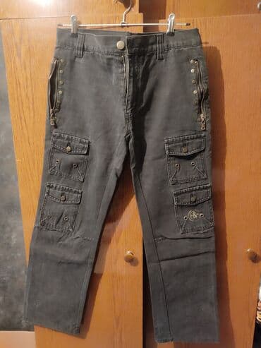 boş şalvar oğlan ucun: 2 ədəd kişi şalvarı dəsti 1) Boz rəngli Forex Jeans şalvar - Bel — 2