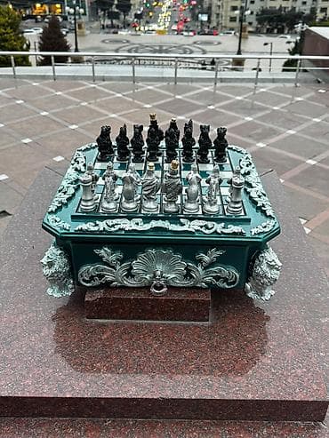 İncəsənət və kolleksiyalar: Sahmat Çeşid çoxdu.çatdırılma 1_2 saata edilir. Qoz ağacındandı — 1