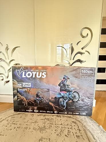 nikai televizor qiymetleri: Yeni Televizor Lotus 55" 4K (3840x2160), Ünvandan götürmə — 4