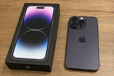 yeni zeng mahnıları: IPhone 14 Pro, 512 GB, Black Titanium, Barmaq izi, Face ID — 1