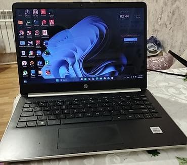 komputer windows 7: HP noutbuk 14-dq1xxx Xüsusiyyətlər: - Marka/model: HP (gümüşü korpus — 1
