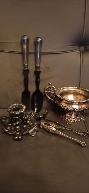 ваза для фруктов богемия: Məhsul: Retro dekor və mətbəx əşyaları dəsti - Büst fiquru: Tünd — 23