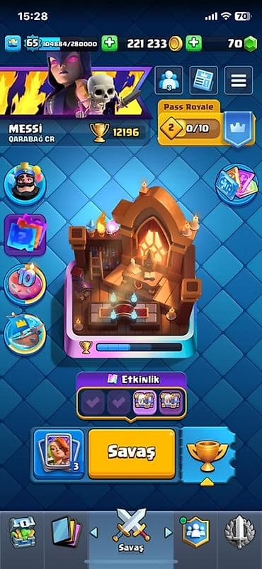 Clash Royale hesabı Hesab ozumundu 7ilin hesabidi cox aktiv olmadigim