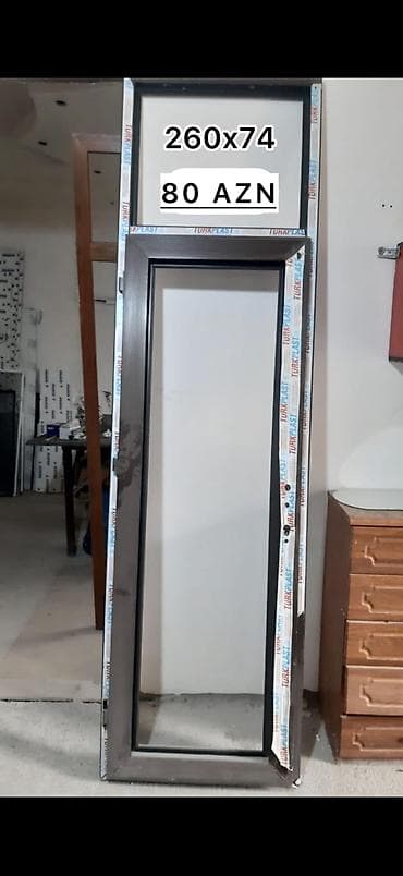 Məhsul: Plastik pəncərə çərçivələri (şüşəli və şüşəsiz variantlar) -