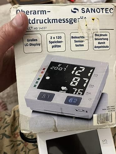 tonometr: SANOTEC MD 14037 – qolüstü elektron təzyiq ölçən cihaz Xüsusiyyətlər — 2