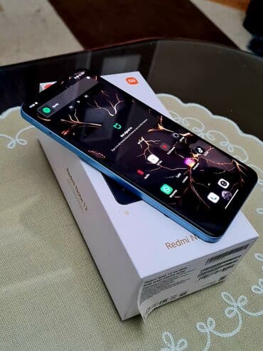 note 13 plus: Redmi Note 12, 256 GB, rəng - Göy, Zəmanət, Sensor, Barmaq izi — 1