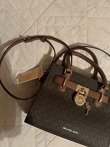 kişi çanta: Michael Kors əl çantası – Mercer Gallery stilində monoqramlı dizayn - — 4