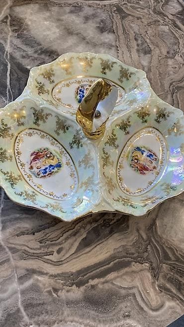thun: Thun Karlovarský Porcelán üç bölməli servis qabı (Czech Republic) — 1