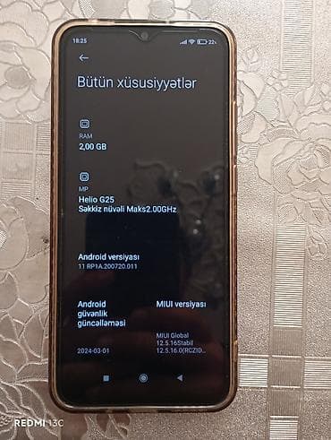 fifa mobil: Redmi 10A, 32 GB, rəng - Boz, Barmaq izi — 3