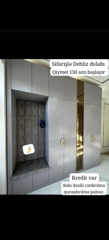 kalidor: Açılan, 4 qapılı Düz dolab, Dəhliz dolabı, Türkiyə — 3