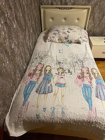 Qız üçün, İşlənmiş, Çarpayı, Bazasız, Matras ilə, Siyirməsiz