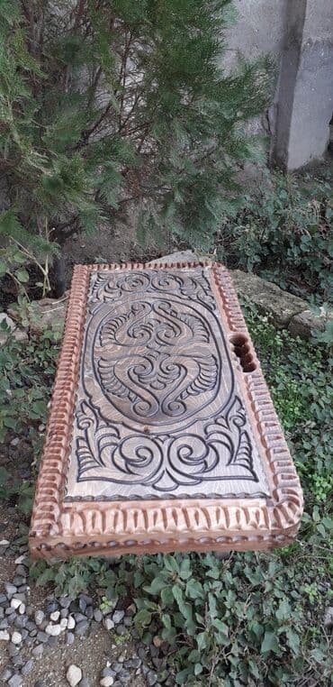 купить стол для бильярда: (əl işləri ilə oyma naxışlı), laklı parlaq örtük - İkiüzlü — 4