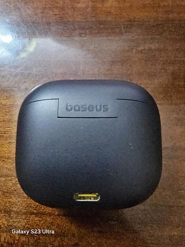 Elektronika: Yeni Simsiz (Bluetooth) Qulaqcıqlar, Baseus, rəng - Qara — 3