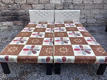 taxt uzluyu: Təzə çarpayılar. 1 nəfərlik çarpayılar 60 manat. 2 nəfərlik taxt 110 — 18